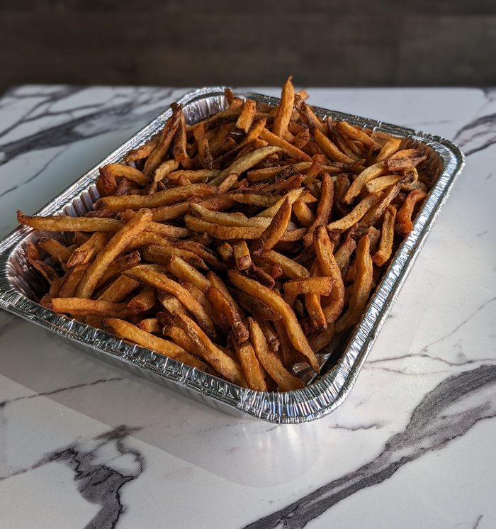 hand cut fries catering tray