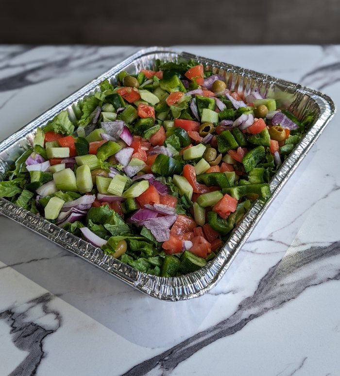 house salad catering tray