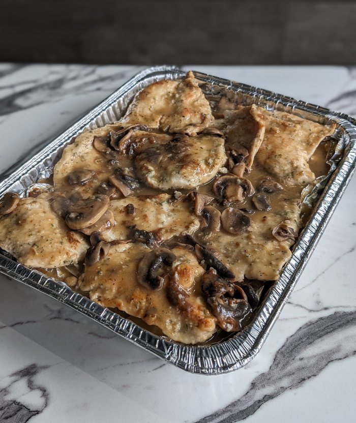 chicken marsala catering tray