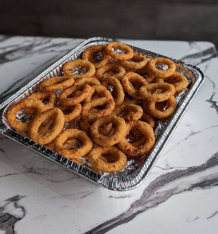 onion rings catering tray